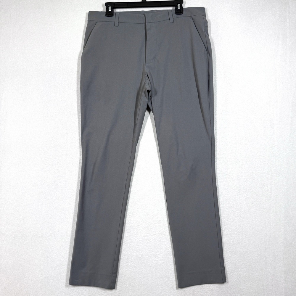G/Fore Pants Mens 34x32 Tech Tour Golf Trouser Chino 4 Way Stretch Straight Leg